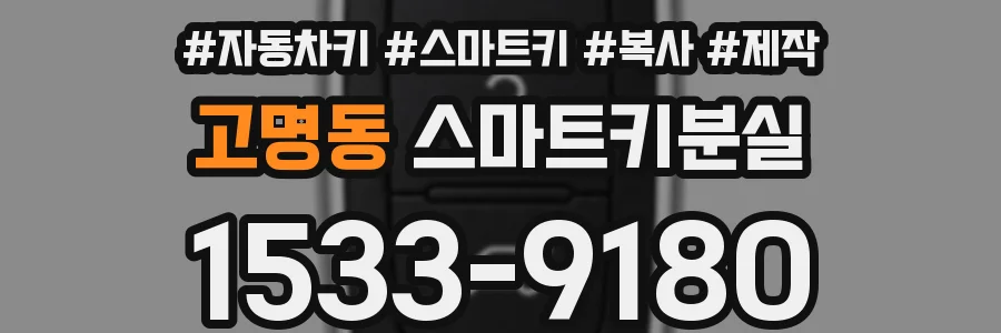 고명동 스마트키분실