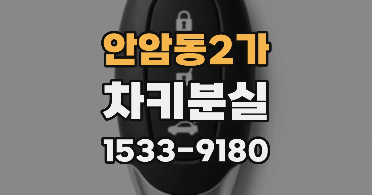 안암동2가 차키분실