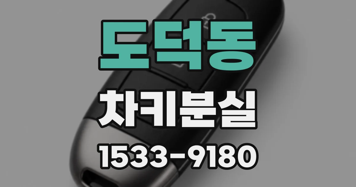 도덕동 차키분실