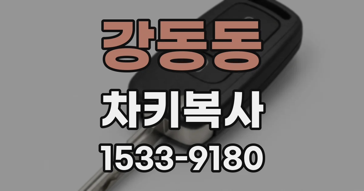 강동동 차키복사