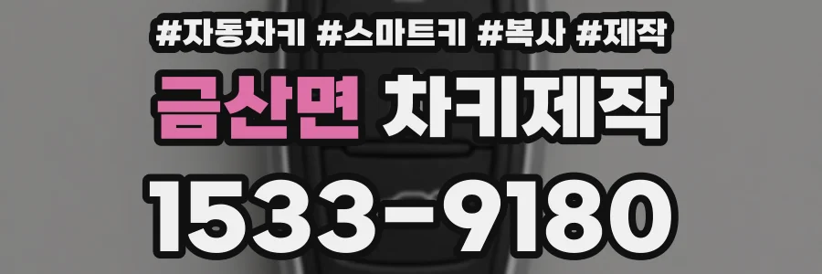 금산면 차키제작