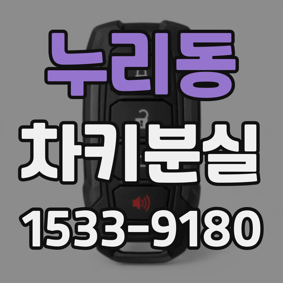 누리동 차키분실