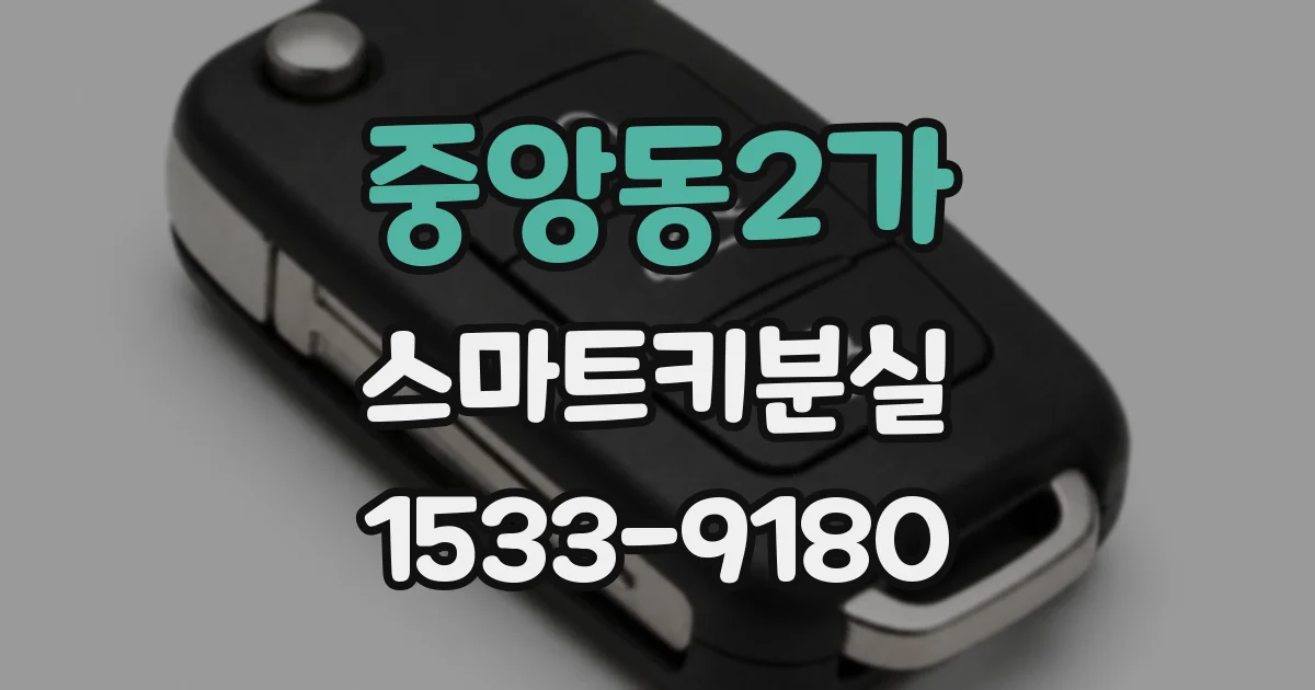 중앙동2가 스마트키분실