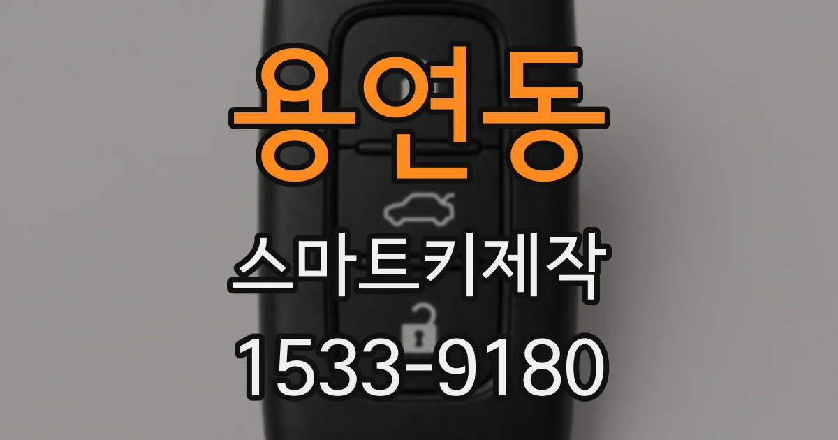 용연동 스마트키제작