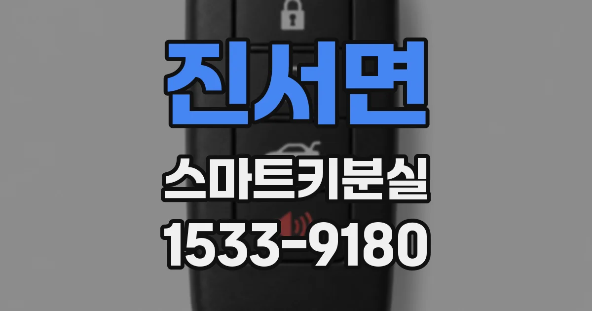 진서면 스마트키분실