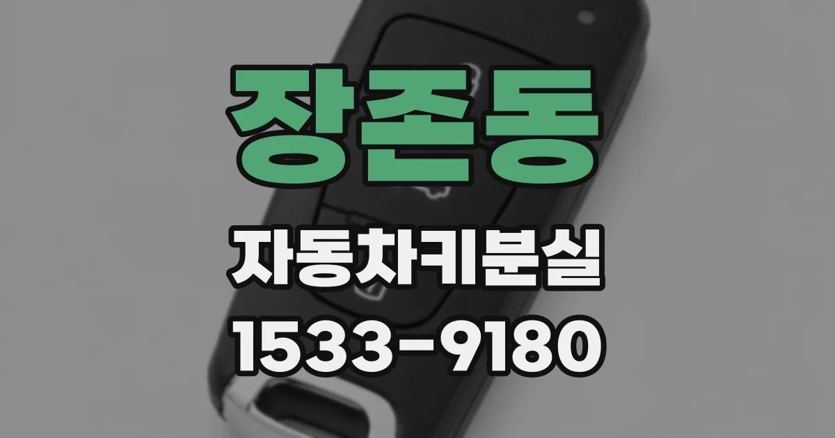 장존동 자동차키분실