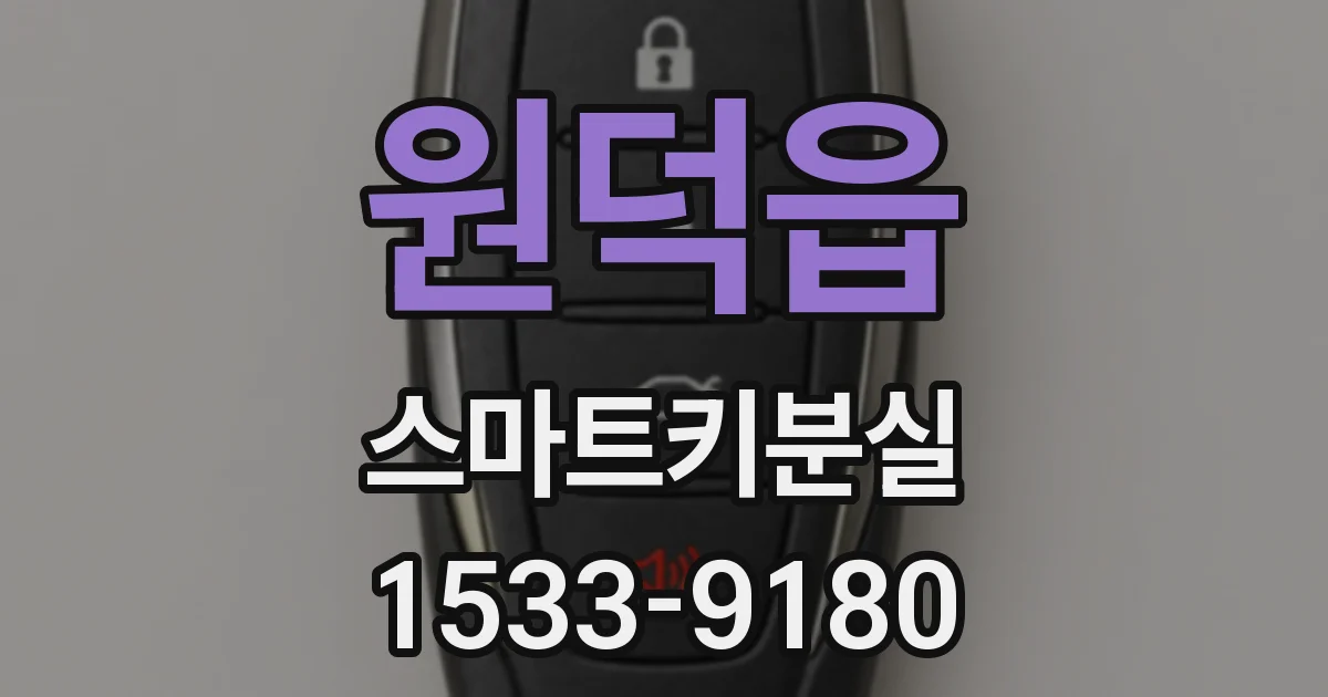 원덕읍 스마트키분실