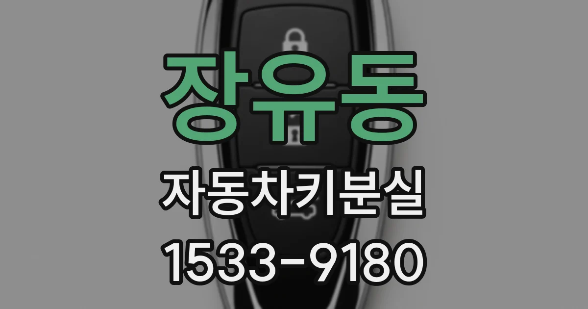 장유동 자동차키분실