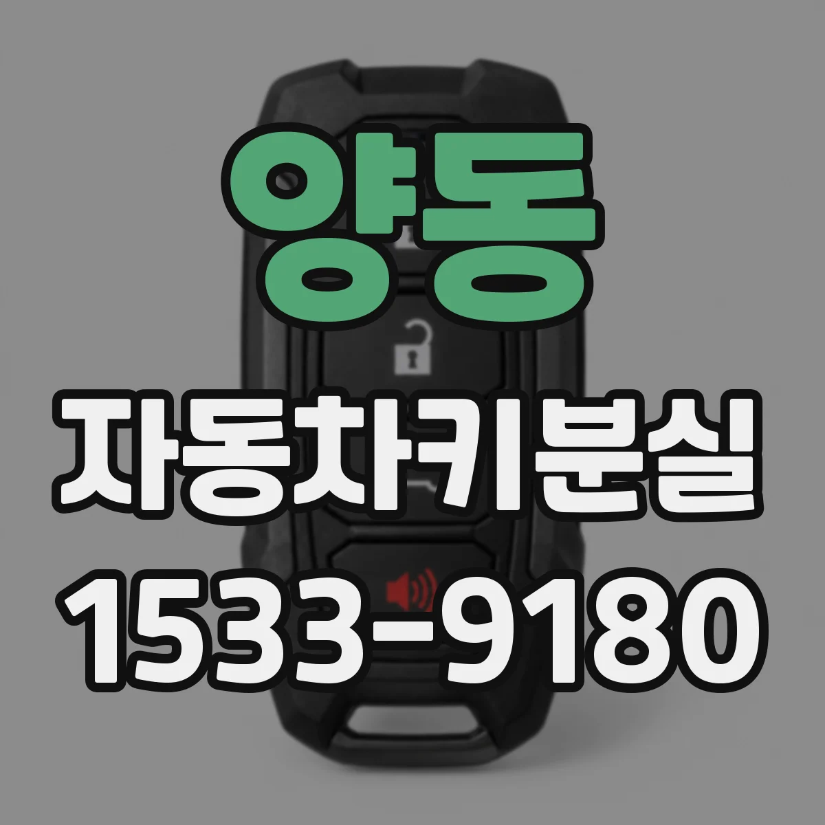 양동 자동차키분실