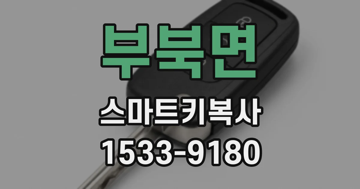 부북면 스마트키복사