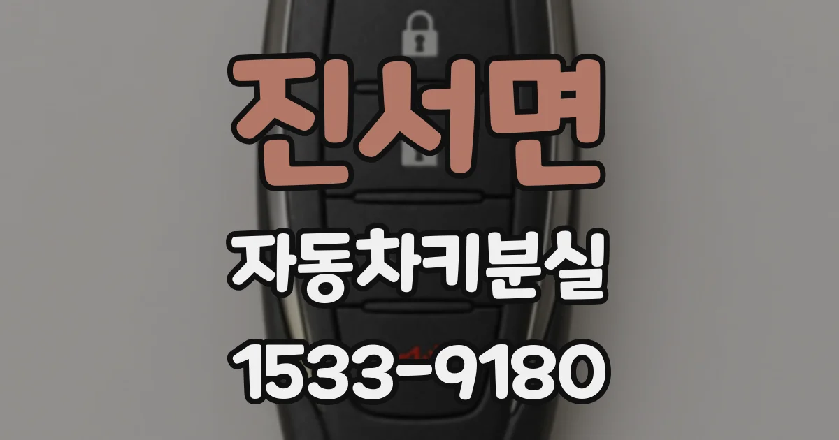 진서면 자동차키분실