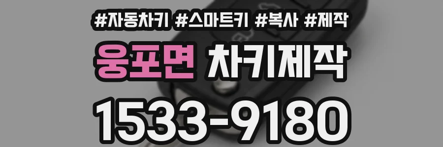 웅포면 차키제작