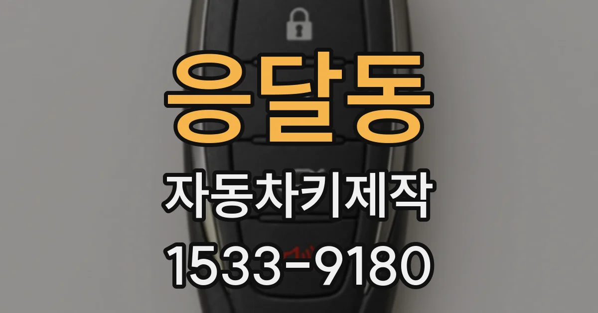 응달동 자동차키제작