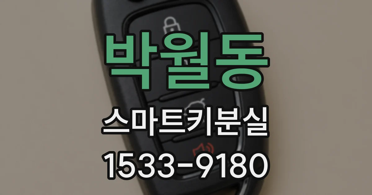 박월동 스마트키분실
