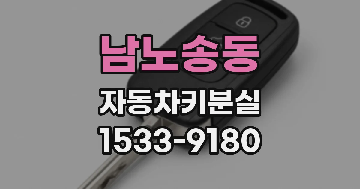 남노송동 자동차키분실