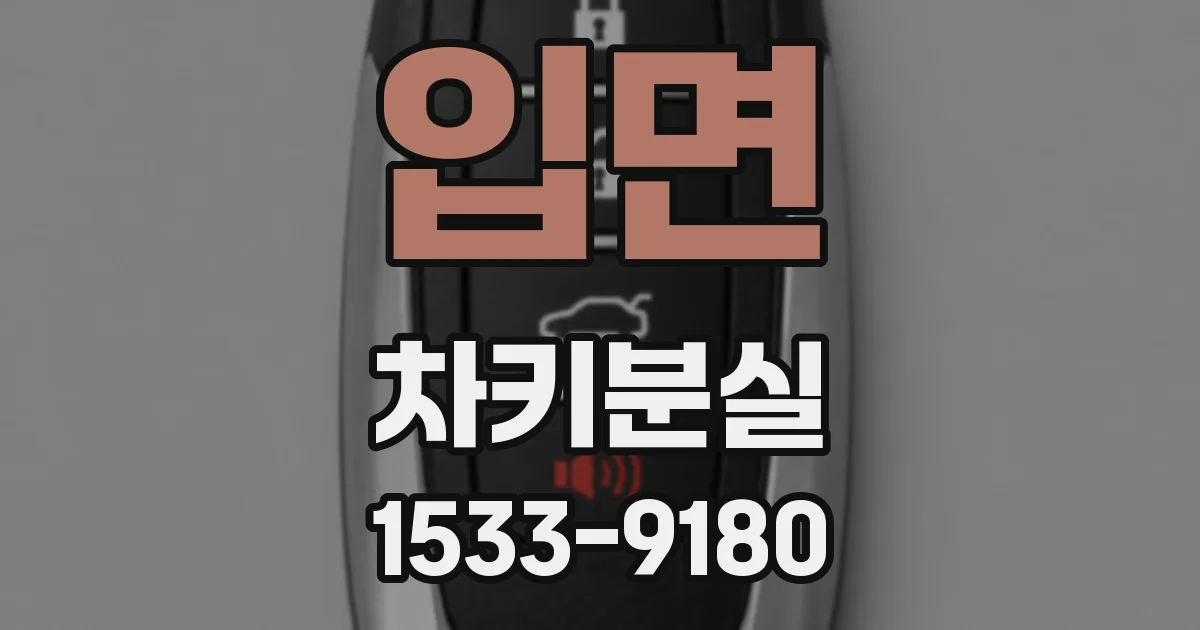 입면 차키분실