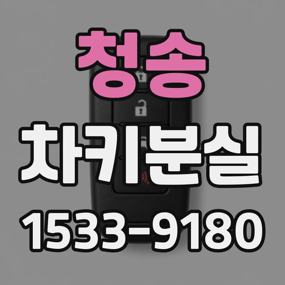 청송 차키분실