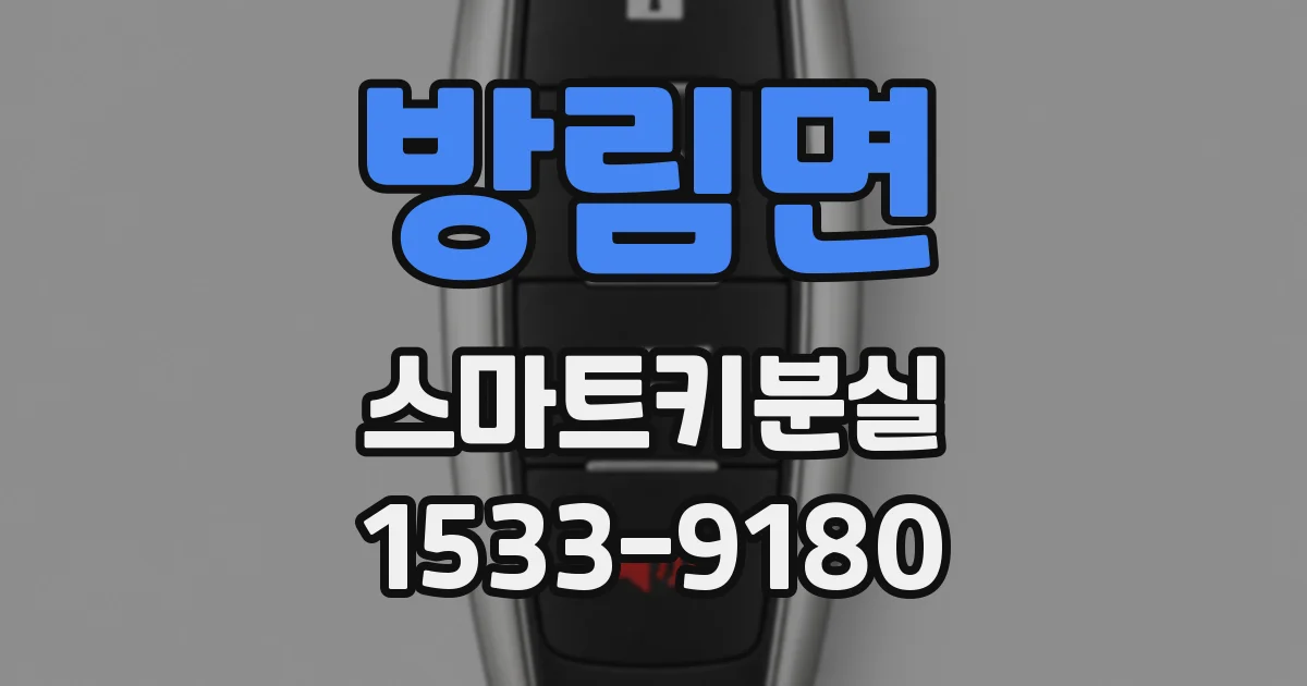 방림면 스마트키분실