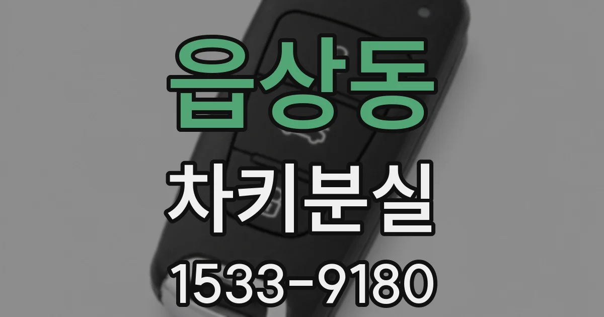 읍상동 차키분실