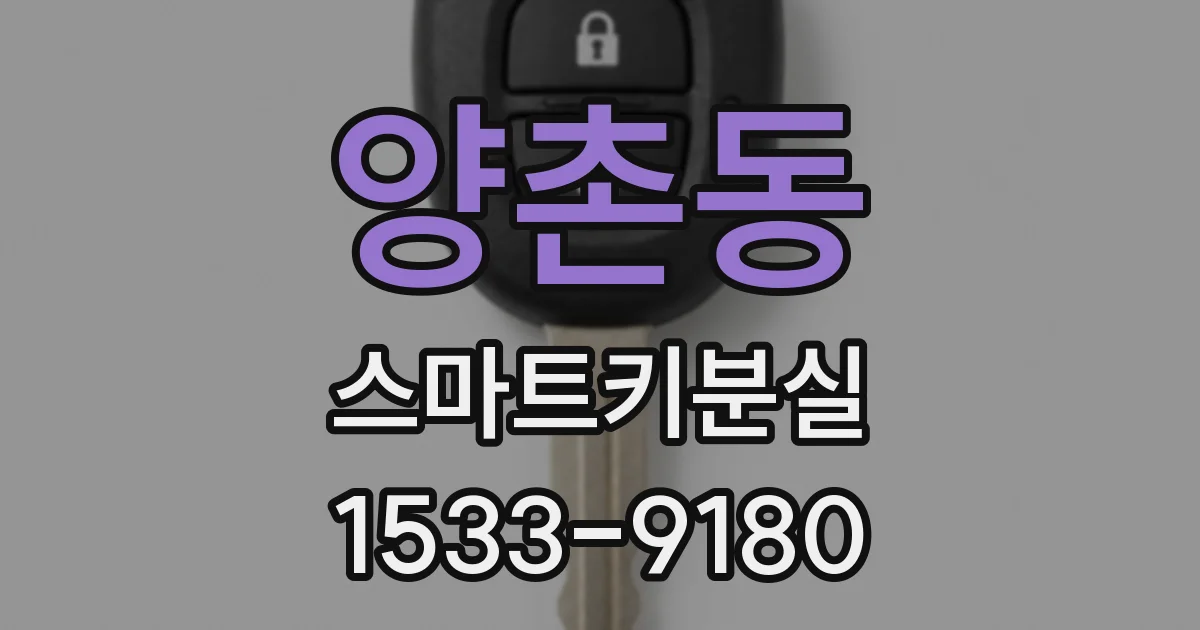 양촌동 스마트키분실