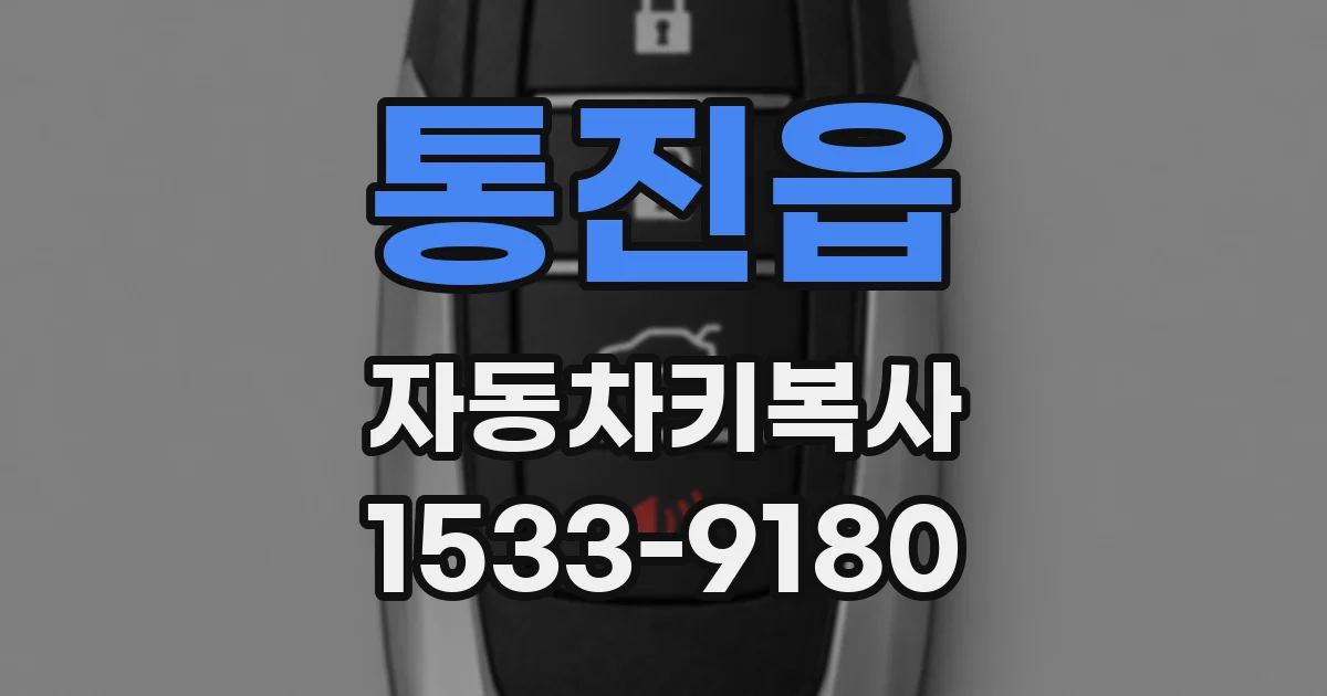 통진읍 자동차키복사