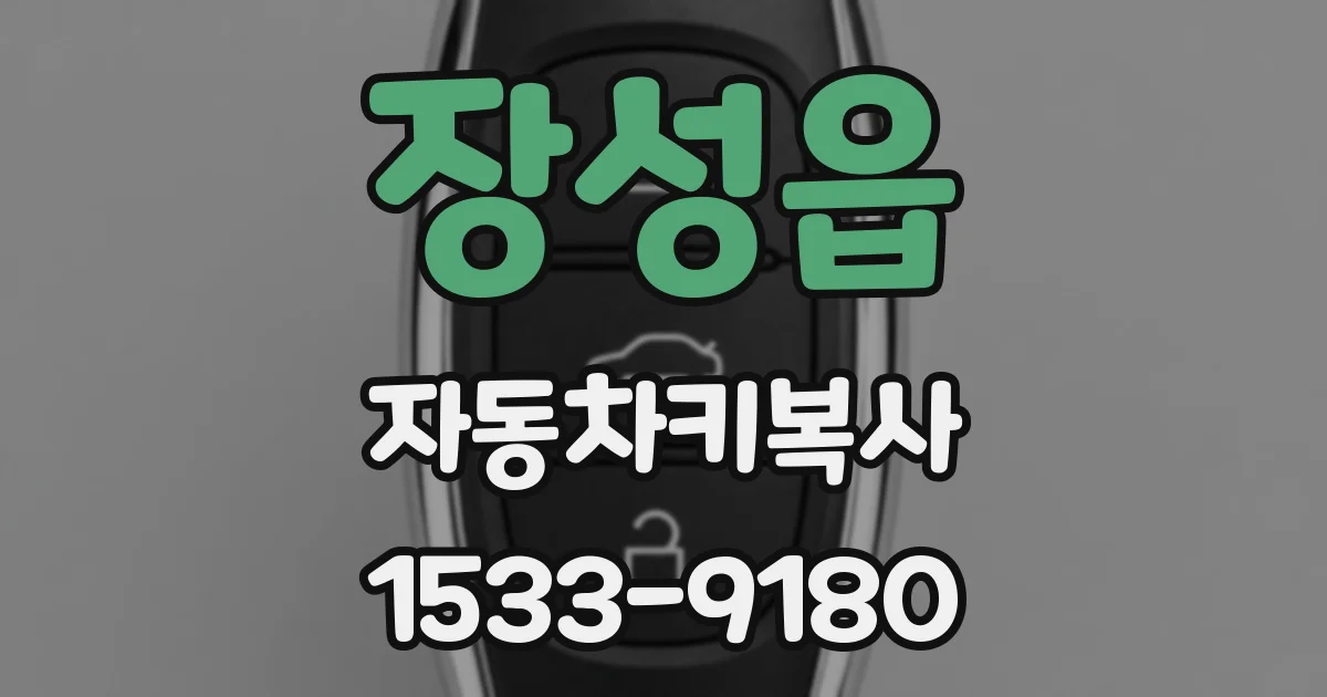 장성읍 자동차키복사