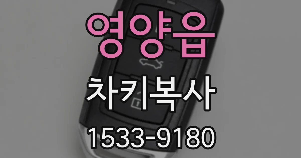 영양읍 차키복사