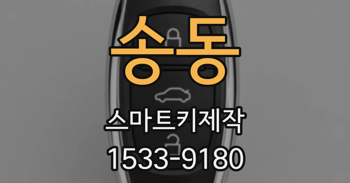 송동 스마트키제작