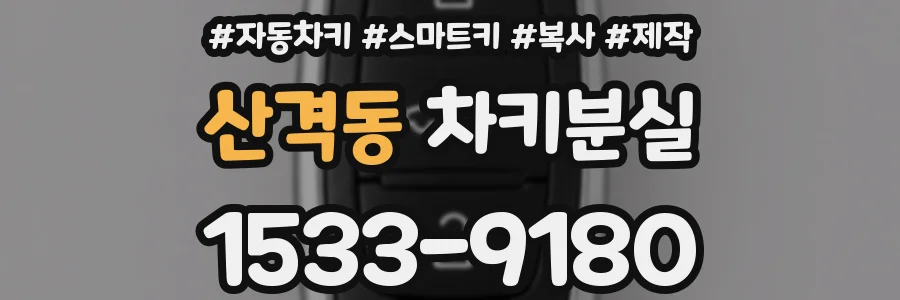산격동 차키분실