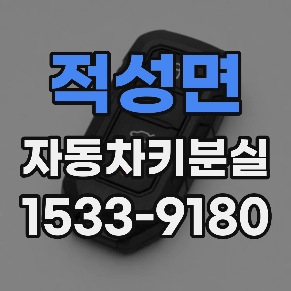 적성면 자동차키분실