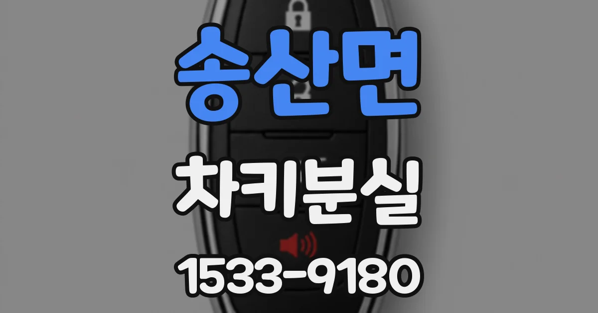 송산면 차키분실