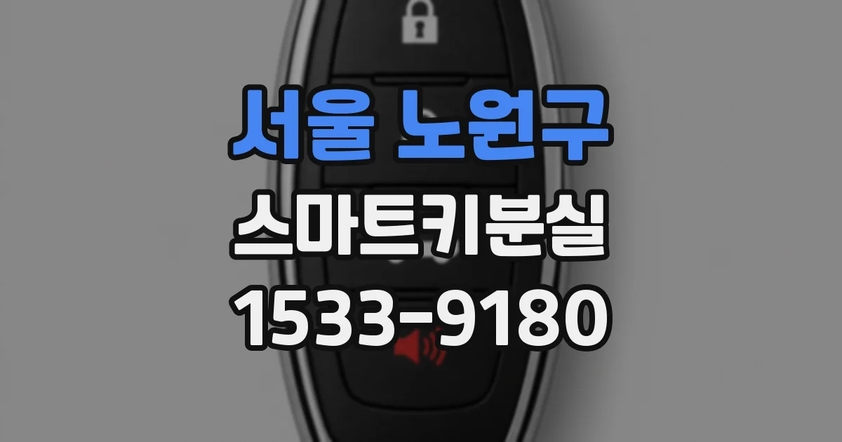 서울 노원구 스마트키분실