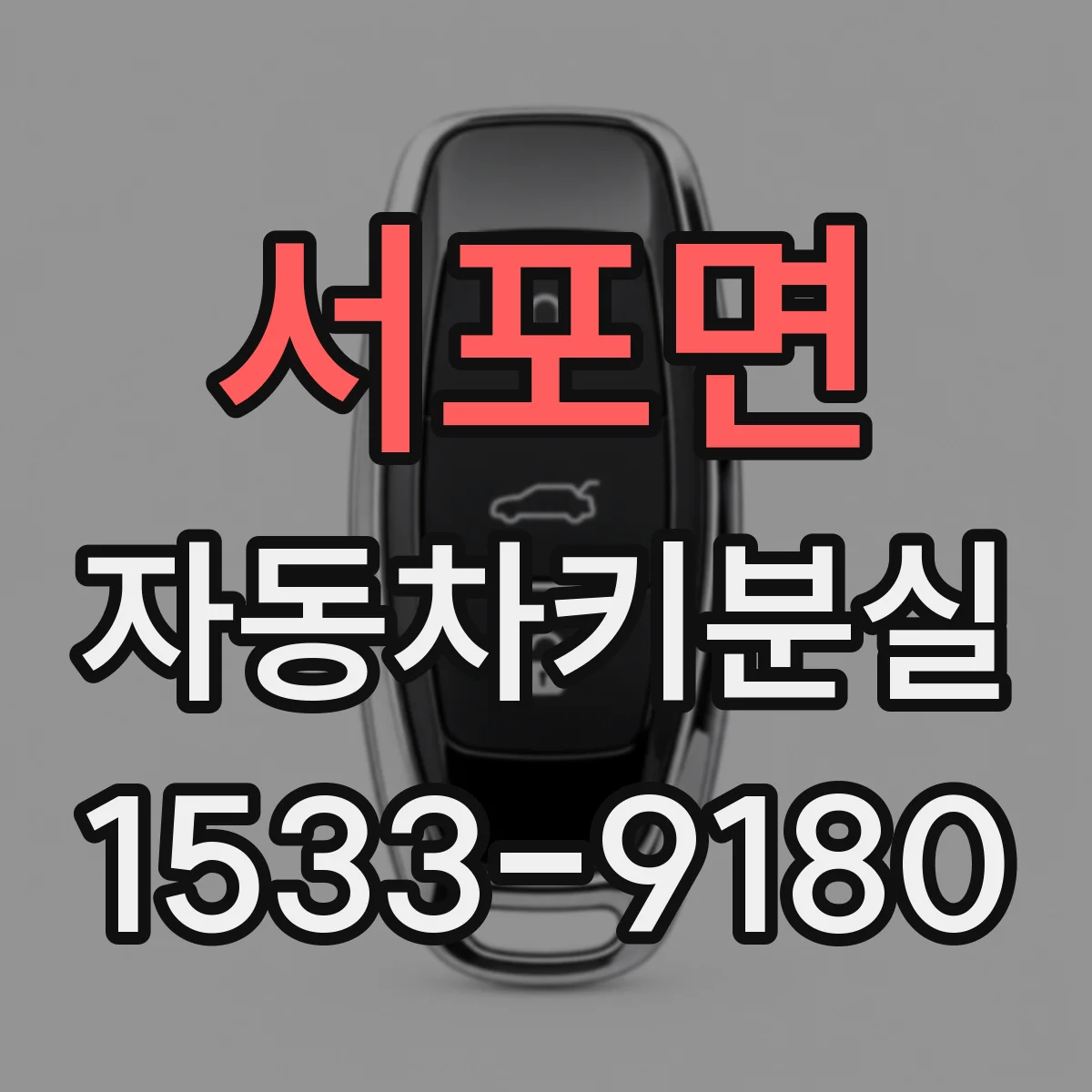 서포면 자동차키분실