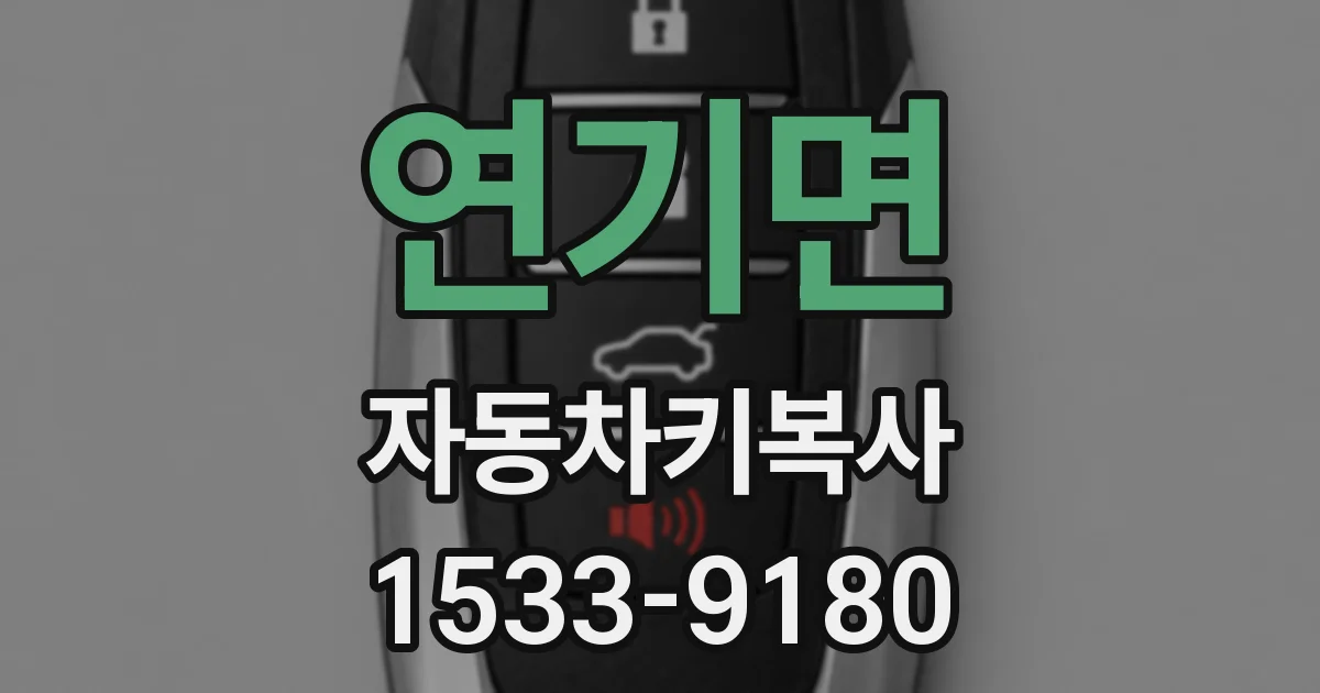 연기면 자동차키복사