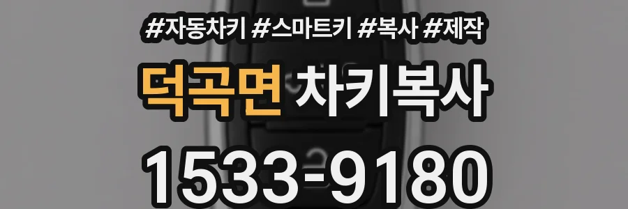 덕곡면 차키복사