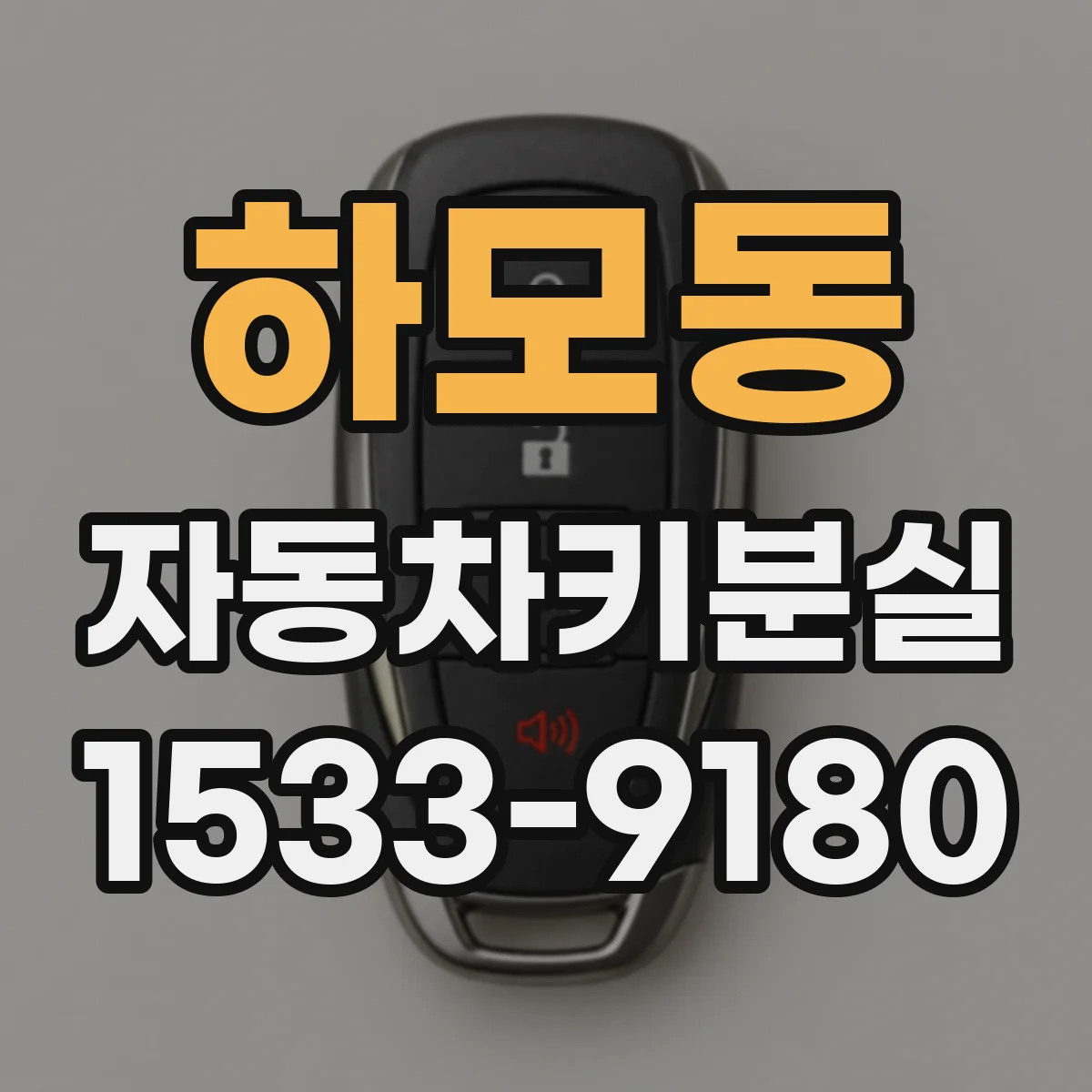 하모동 자동차키분실