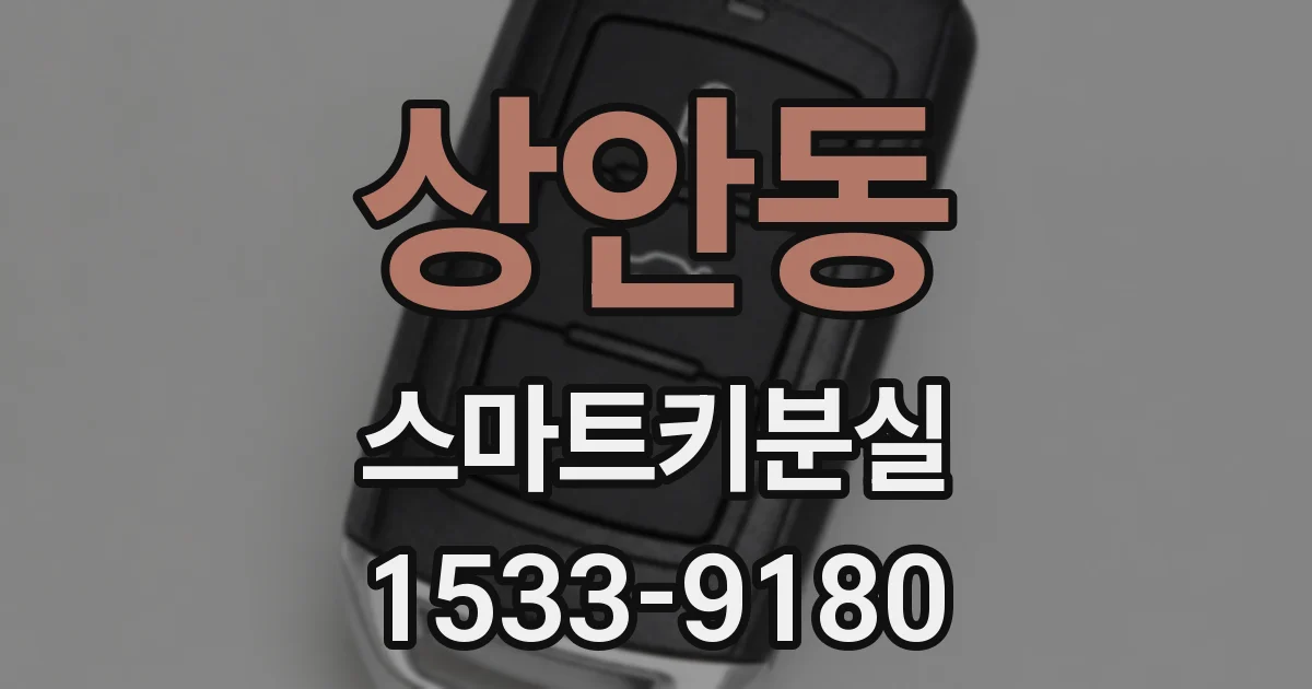 상안동 스마트키분실