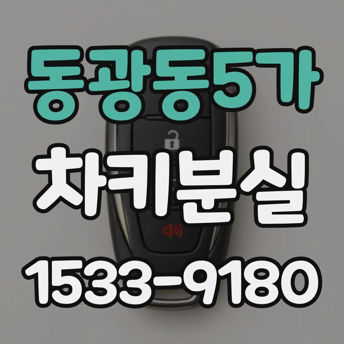 동광동5가 차키분실