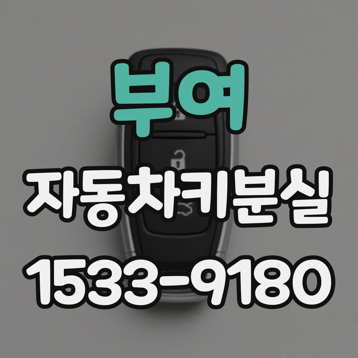 부여 자동차키분실