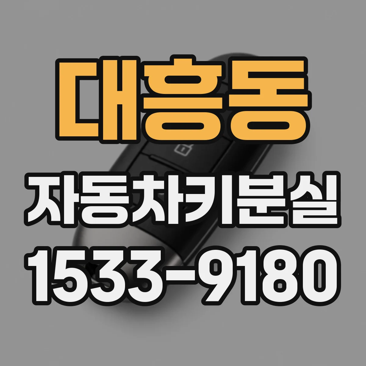 대흥동 자동차키분실