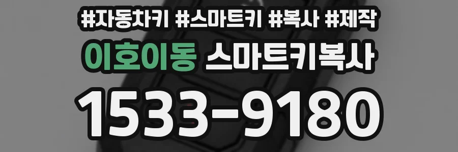 이호이동 스마트키복사
