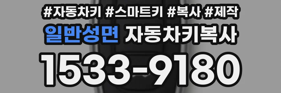 일반성면 자동차키복사