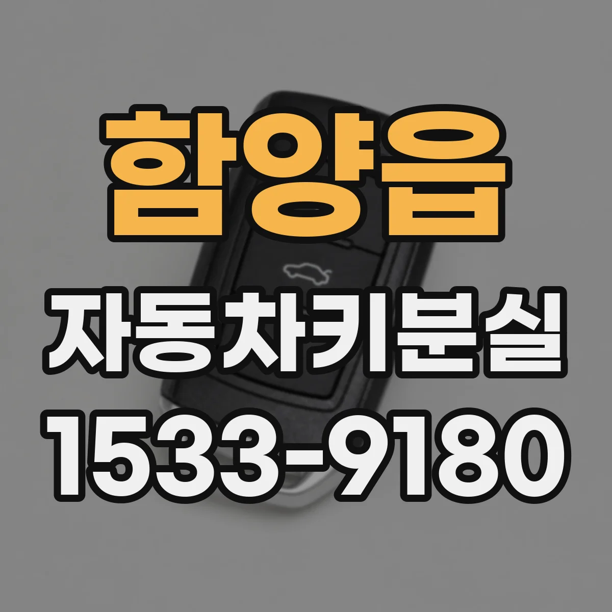 함양읍 자동차키분실