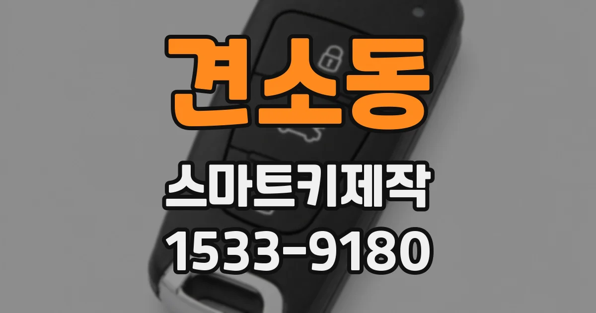 견소동 스마트키제작