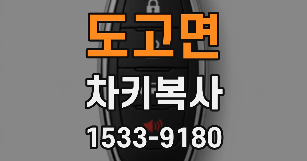 도고면 차키복사
