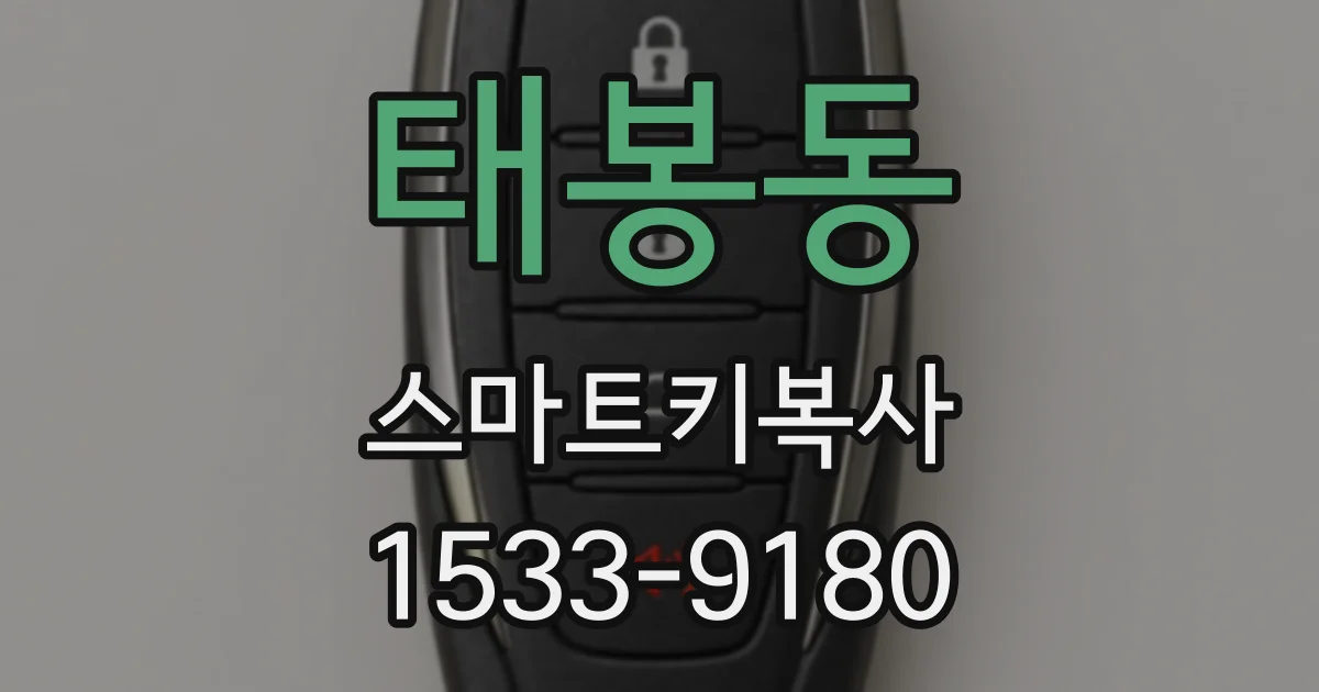 태봉동 스마트키복사