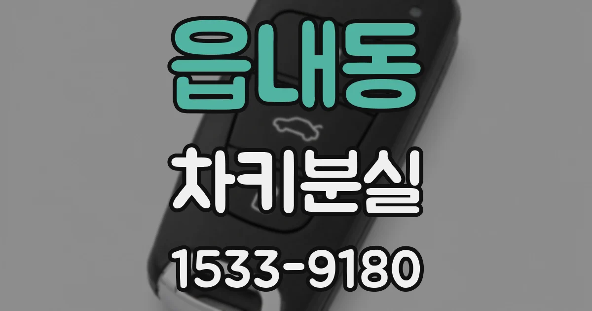 읍내동 차키분실