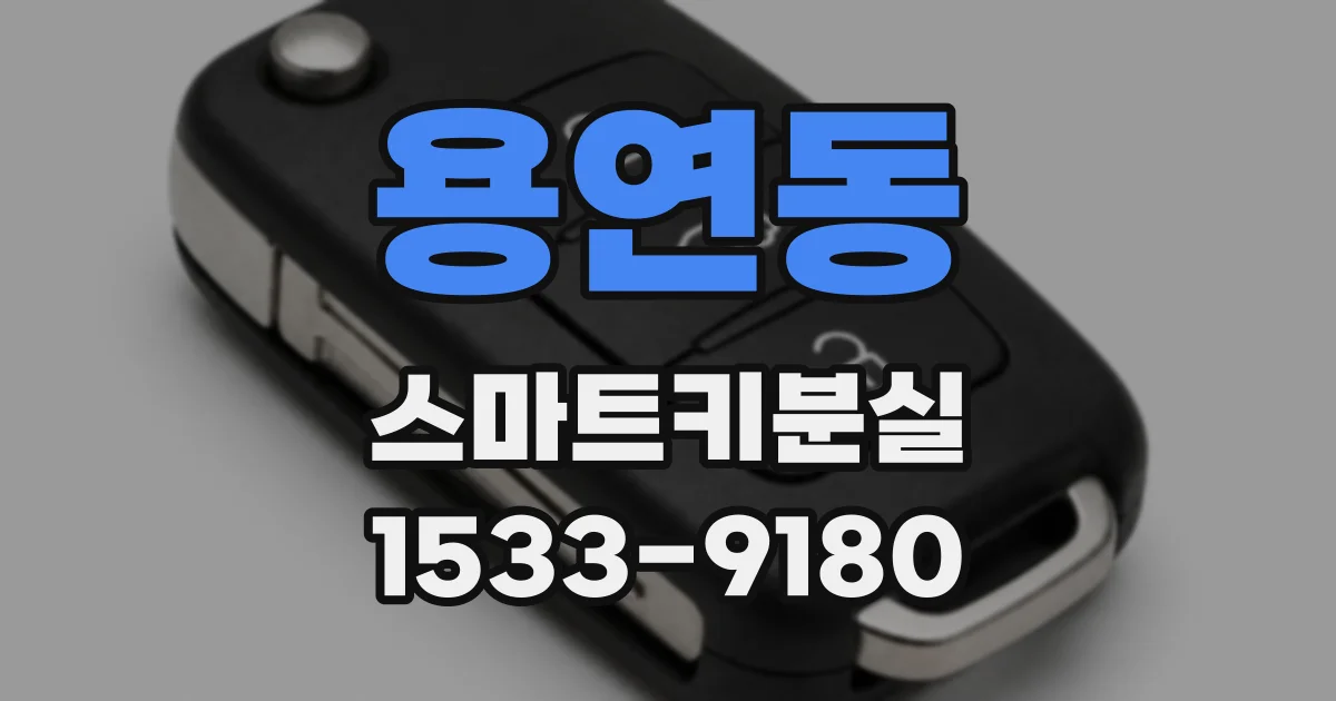 용연동 스마트키분실