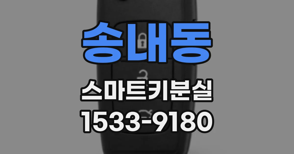 송내동 스마트키분실