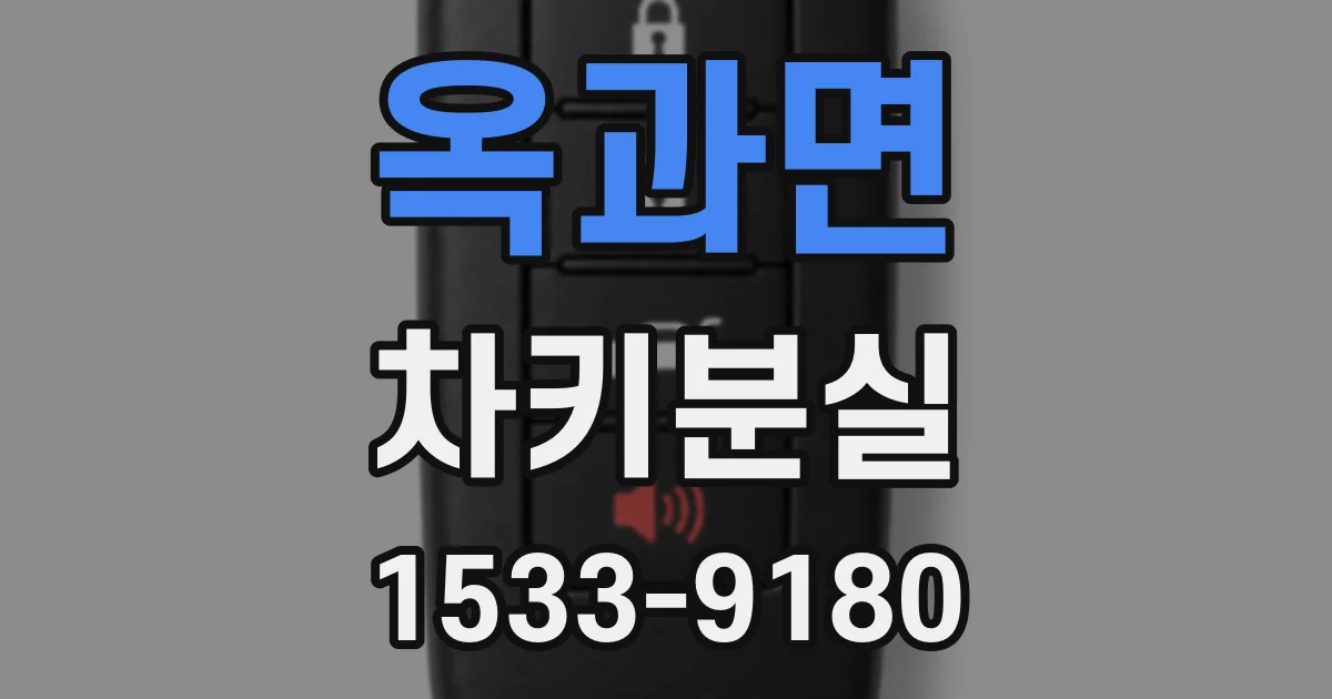 옥과면 차키분실